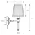 Markslöjd 108968 - Zidna lampa MANOR 1xE14/40W/230V bela/mesing