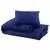 Set posteljine za poplun modri 200x220 cm lagana mikrovlakna