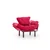 Atelier del Sofa Fotelja Nitta 95x85x70cm Bordo