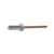 Aluminijaste odprte zakovice 4,8x12 mm RAL 8004