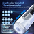 Paloqueth Ares Automatic Telescopic Masturbator with Vibrations & 3D Realistic Texture White
