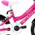 vidaXL Dječji bicikl 14 inča crno-ružičasti
