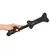 Zado Dog Bone Shaped Leather Paddle Black