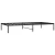 Metalni okvir za krevet crni 100x200 cm