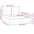 Vidaxl Box spring postelja z vzmetnico črna 180x200 cm žamet