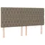 Vidaxl Box spring postelja z vzmetnico taupe 200x200 cm blago