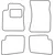 Textile car mats Kia Clarus 1997-2001