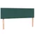 Vidaxl Box spring postelja z vzmetnico temno zelena 160x220 cm žamet