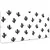 Decormat Podloga za pisalno mizo Cactus pattern 100x50 cm