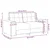 Vidaxl Dvosed temno siv 160x77x82 cm blago