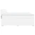 vidaXL Box spring postelja z vzmetnico bela 200x200 cm umetno usnje