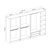 Hanah home Ormar Kale 315x210x52cm Beli