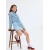 MANGO KIDS Obleka MARTA moder denim