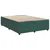 Vidaxl Box spring postelja z vzmetnico temno zelena 160x200 cm žamet