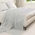 Vidaxl Odeja Siva 240 x 220 cm Flis