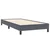 Box spring krevet bez madracem tamnosivi 80 x 220 cm baršunasti
