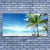 tulup.si Slika na platnu Palm tree morje landscape 140x70 cm