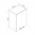 Hanah Home kuhinjski element Minar 4170, 50 cm, beli