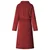 Bade mantil bez kapuljače Bordeaux Crvena xl Flanel