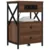 Noćni ormar 2 pcs Smeđi hrast 40 x 31 x 60 cm Konstruirano drvo