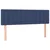 Vidaxl Box spring postelja z vzmetnico modra 140x200 cm blago