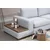Atelier del Sofa Ugaona garnitura Loop 4 95x85x246cm Siva