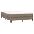 Vidaxl Box spring postelja z vzmetnico taupe 140x190 cm blago