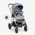 Kikka Boo Kolica Chiara 3in1 set sa I-SIZE autosedištem i tvrdom korpom Grey