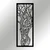 Wallity Zidna dekoracija Vuslat, 20x51 cm, 1.2mm, Crna