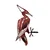Aberto Design Dekorativna figura Bird on the branch 30, 40x22 cm, 1.5 mm, Braon