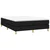 Vidaxl Box spring postelja z vzmetnico črna 140x200 cm blago