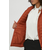 Pernata jakna Calvin Klein za žene, boja: smeđa, za prijelazno razdoblje