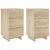Vidaxl Nočna omarica 2 kos Sonoma hrast 33,5 x 34,5 x 60 cm