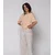 Lanene pantalone sa visokim strukom