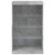 Komoda s LED svjetlima siva boja betona 60,5x37x100 cm
