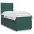 Vidaxl Box spring postelja z vzmetnico temno zelena 90x200 cm žamet