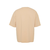 Trendyol Limited Edition Beige Oversize 100% Cotton Labeled Textured Basic Thick T-Shirt
