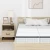vidaXL Vzmetnice 2 pcs Bela, siva 60 x 200 cm Pleteni tekstil