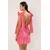 Trendyol Milla Ženska haljina Tbess25El00101, Roze