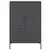 Visoka komoda antracit 68x39x101,5 cm od čelika