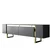 Hanah Home TV Komoda Yildiz, 180x50x30 cm, Antracit-Zlatne boje