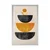 Plakat japandi s stilskim vzorcem - 40x60 silver