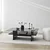 Hanah Home Klub sto Saga Rectangle, 105x35x65 cm, Crni