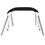 Tenda bimini s 2 luka crna 180x130x110 cm