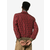 Fendi-FF print zip-up shirt jacket-men-Red