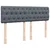 vidaXL Box spring postelja z vzmetnico temno siva 160x200 cm žamet