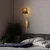 Opviq Zidna lampa Lumora-15331, 16x22x72cm, IP20, Zlatno-crna boje