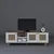 Hanah Home TV Komoda Bohemian 1600-143, 160x56x40 cm, Bela