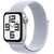 Apple Watch SE (2nd Gen) [GPS 40mm] Smartwatch with Silver Aluminum Case with Blue Cloud Sport Loop One Size. Fitness and Sleep Trackers, Crash Detection, Heart Rate Monitor, Carbon Neutral
