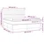 Vidaxl Box spring postelja z vzmetnico LED taupe 160x200 cm blago